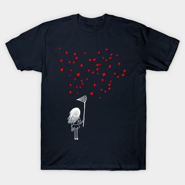 Catching the Heart T-Shirt by spacemedia